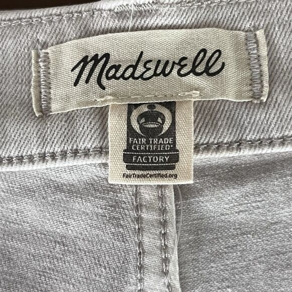 NWT Madewell The Perfect Vintage Wide Leg Crop Jean Stretch Denim Size 32 NEW - Picture 4 of 16